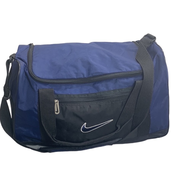 Nike Bags Nike Duffle Gym Travel Bag Blue Black Poshmark
